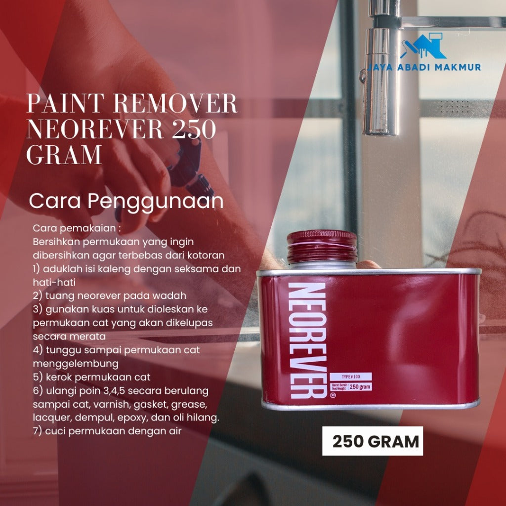 Neorever Paint Remover / Cairan Kimia Pengelupas Cat