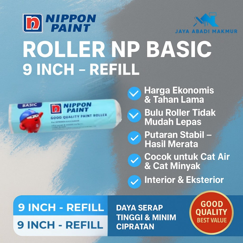 Nippon Paint Roller Basic 9 inch - Refill