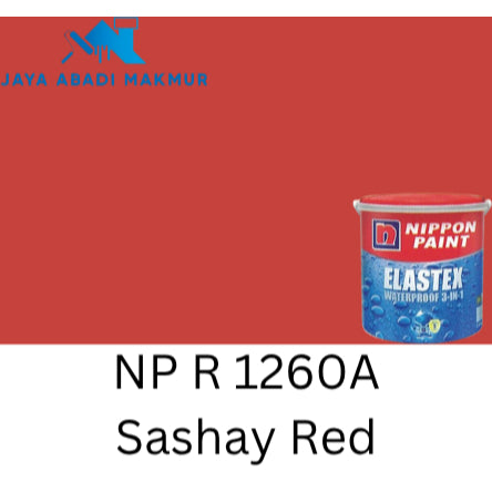 Nippon Paint Elastex Waterproof 3 in 1 1 kg / Cat Pelapis Anti Bocor / Warna Ready Pack