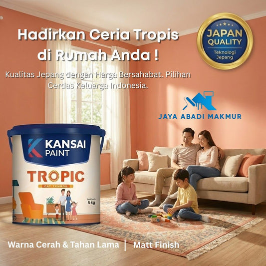 Kansai Paint Tropic 5 kg Cat Tembok Interior Harga Ekonomis