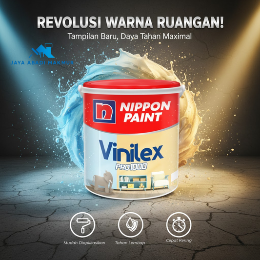 Nippon Paint Vinilex PRO 1000 4.5 kg Cat Tembok Interior Harga Ekonomis (ET 1)