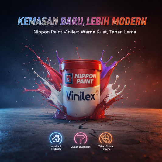 Nippon Paint Vinilex 25 kg Cat Tembok Interior dan Eksterior / Warna Ready Pack