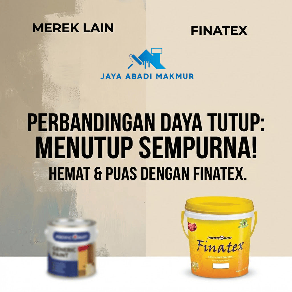 Pacifc Paint FINATEX Cat Tembok Interior 22 kg - Anti Pudar Low VOC Cat Dinding Interior
