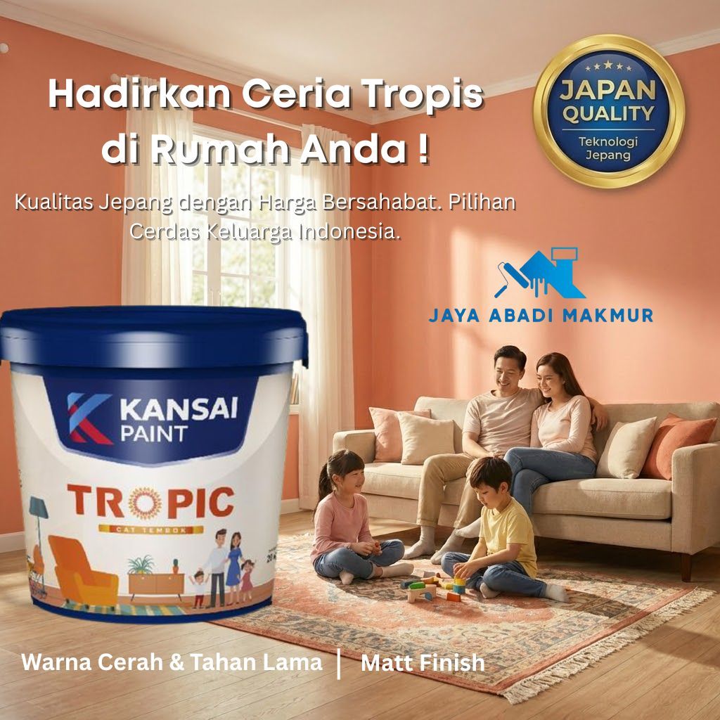 Kansai Paint Tropic 20 kg Cat Tembok Interior Harga Ekonomis