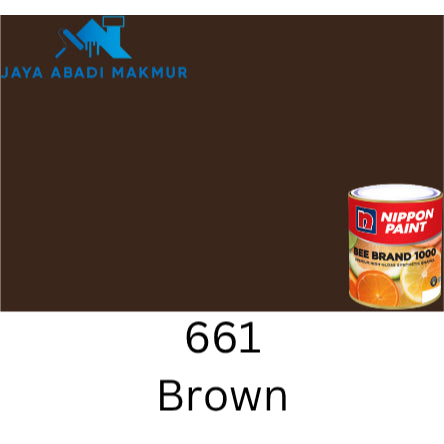 Nippon Paint Bee Brand 1000 0.9 Liter / Cat Kayu dan Besi / Warna Ready Pack
