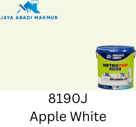Cat Tembok Interior Metrotop Pacific Paint 25 Kg Anti Jamur Low VOC