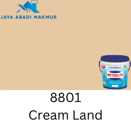 Pacific Paint Metrolite Acrylic Emulsion 3 Liter / Cat Dinding Interior / Pacific Tinting (et 1)