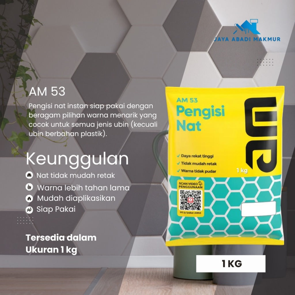 AM 53 Pengisi Nat Keramik 1 kg – Jaya Abadi Makmur Paints