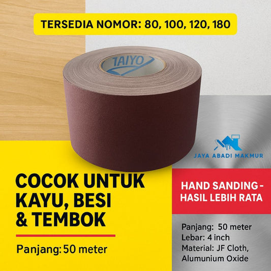 Amplas Meteran Taiyo / Amplas Bangunan