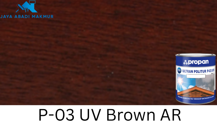 Propan Ultran Politur P-03 1 Liter / Cat Politur Kayu Anti UV Eksterior
