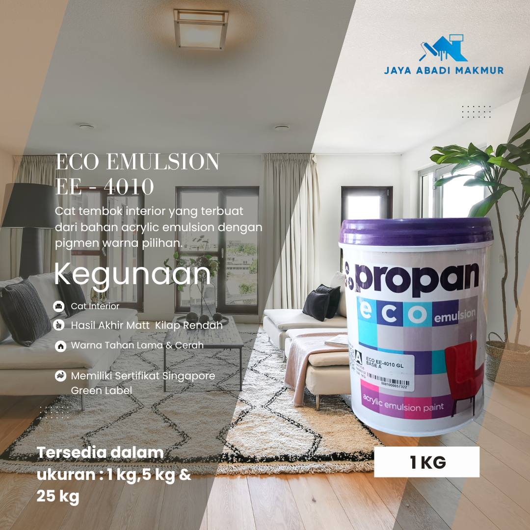 Propan Eco Emulsion EE-4010 1 kg / Cat Tembok Interior / Propan Tinting (ET 1)