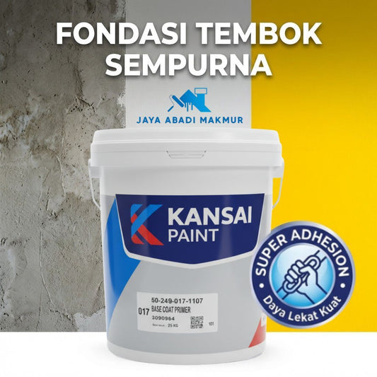 Kansai Base Coat 25 Kg - Cat Dasar Tembok Anti Alkali - Primer Interior & Eksterior Original