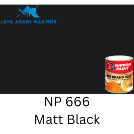 Nippon Paint Bee Brand 1000 0.9 Liter / Cat Kayu dan Besi / Warna Ready Pack