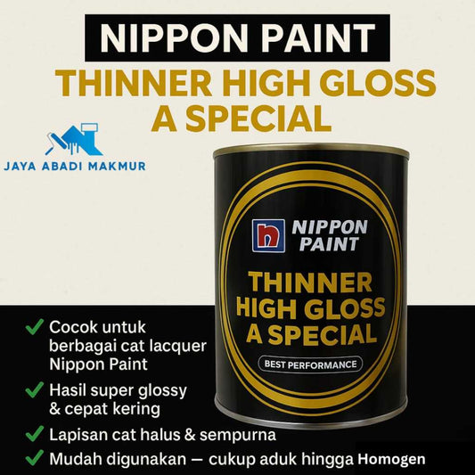 Nippon Paint Thinner High Gloss A Special 1 Liter / Pengencer Cat Kayu dan Besi