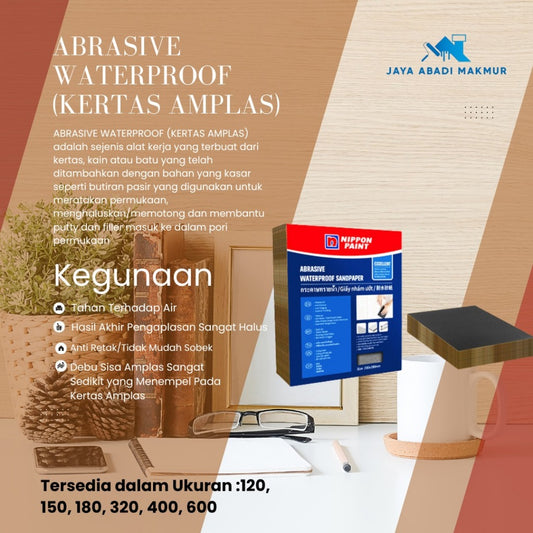 Nippon Paint Abrasive Waterproof (Kertas Amplas)