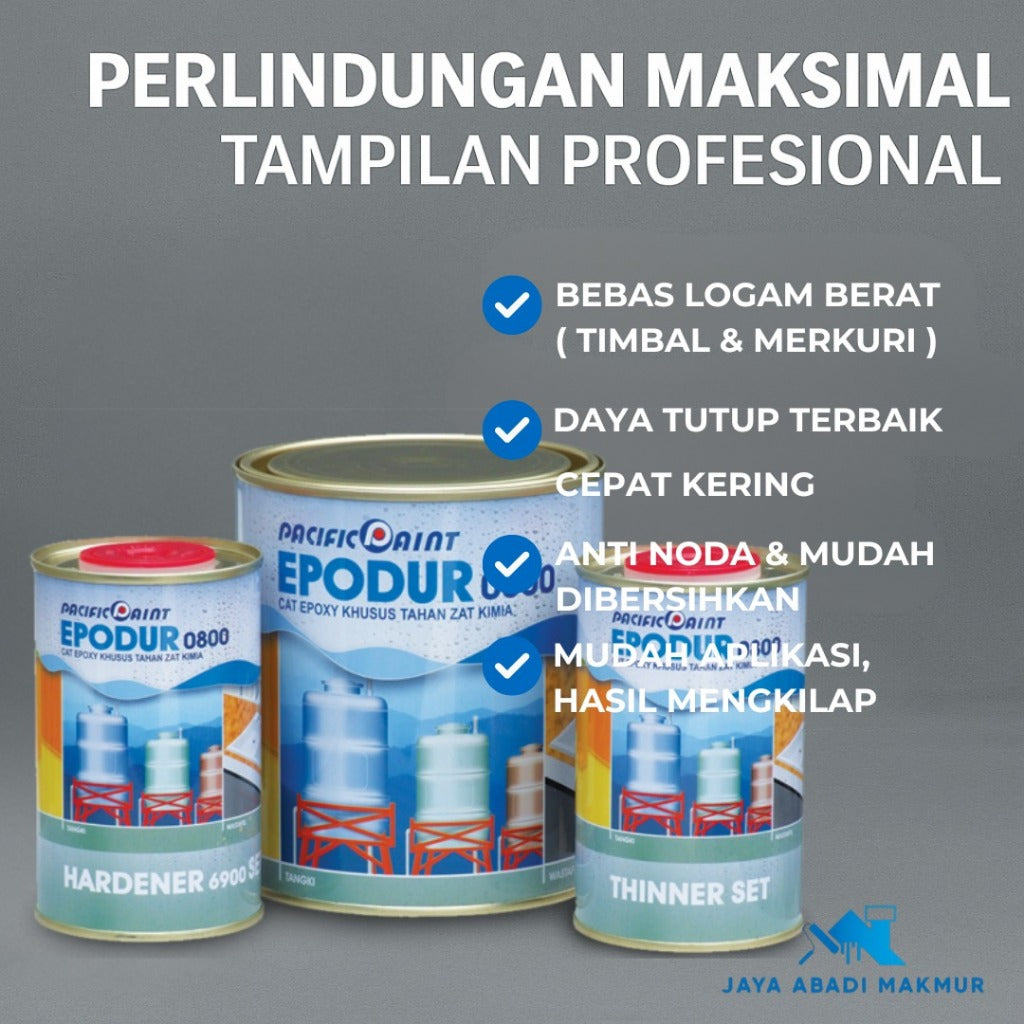 Pacific Paint Epodur 0800 1 kg set / Cat Epoxy Serbaguna