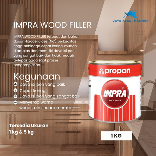Propan Impra Wood Filler 1 kg / Dempul Kayu