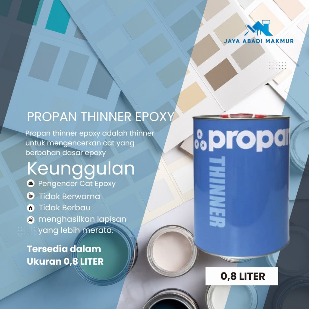 Propan Thinner Epoxy 0.8 Liter / Pengencer Cat Berbahan Dasar Epoxy