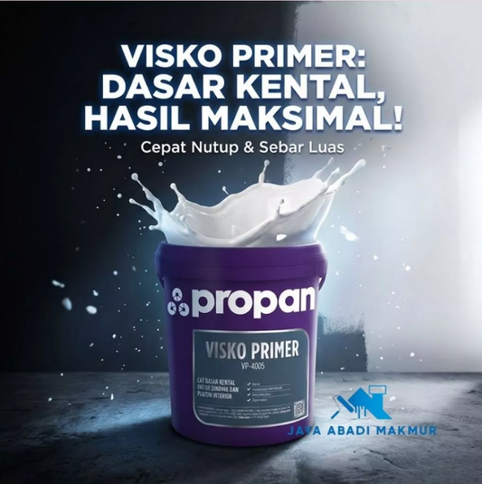 Propan Visko Primer VP-4005 21 kg Cat Dasar Interior Kental - Teknologi Jerman RPS - Spesialis Dinding & Plafon