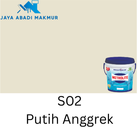 Pacific Paint Metrolite Acrylic Emulsion 3 Liter / Cat Dinding Interior / Pacific Tinting (et 1)