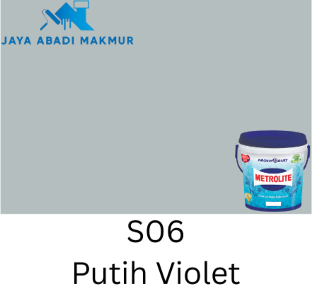 Pacific Paint Metrolite Acrylic Emulsion 3 Liter / Cat Dinding Interior / Pacific Tinting (et 1)