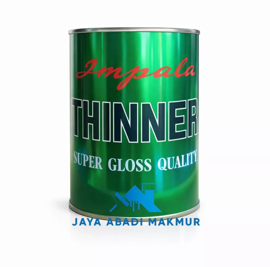 Thinner Impala Pengencer Cat Kayu Besi & Politur - Cairan Thinner Cepat Kering & Anti Gumpal
