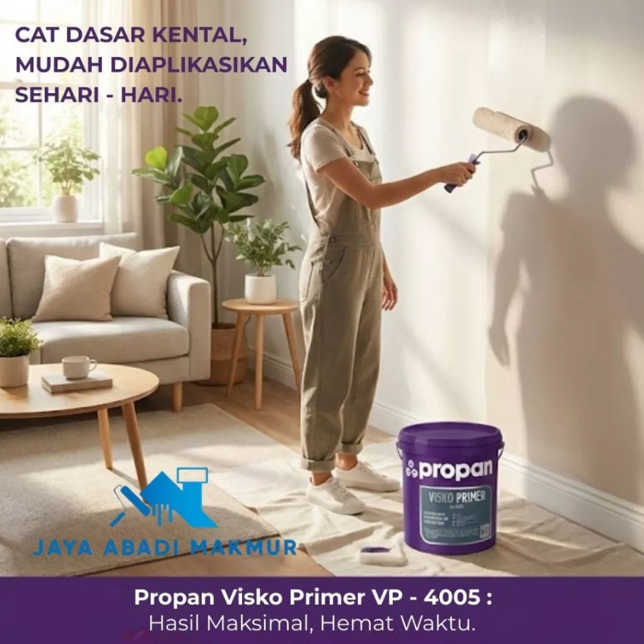 Propan Visko Primer VP-4005 21 kg Cat Dasar Interior Kental - Teknologi Jerman RPS - Spesialis Dinding & Plafon