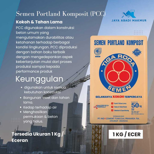 Semen Tiga Roda 1 kg / Semen Tiga Roda Eceran