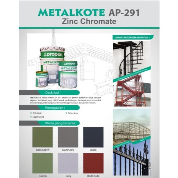 Propan Metalkote AP 291 1 kg / Cat Meni Besi Anti Karat
