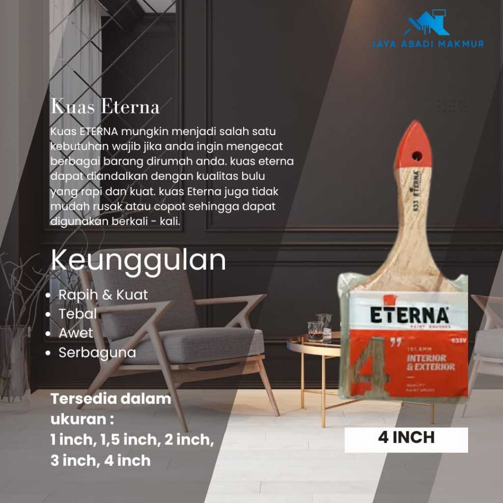 Kuas Cat Eterna / Kuas Serbaguna