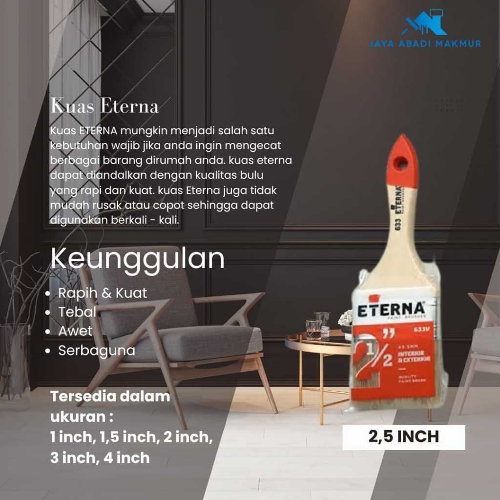 Kuas Cat Eterna / Kuas Serbaguna