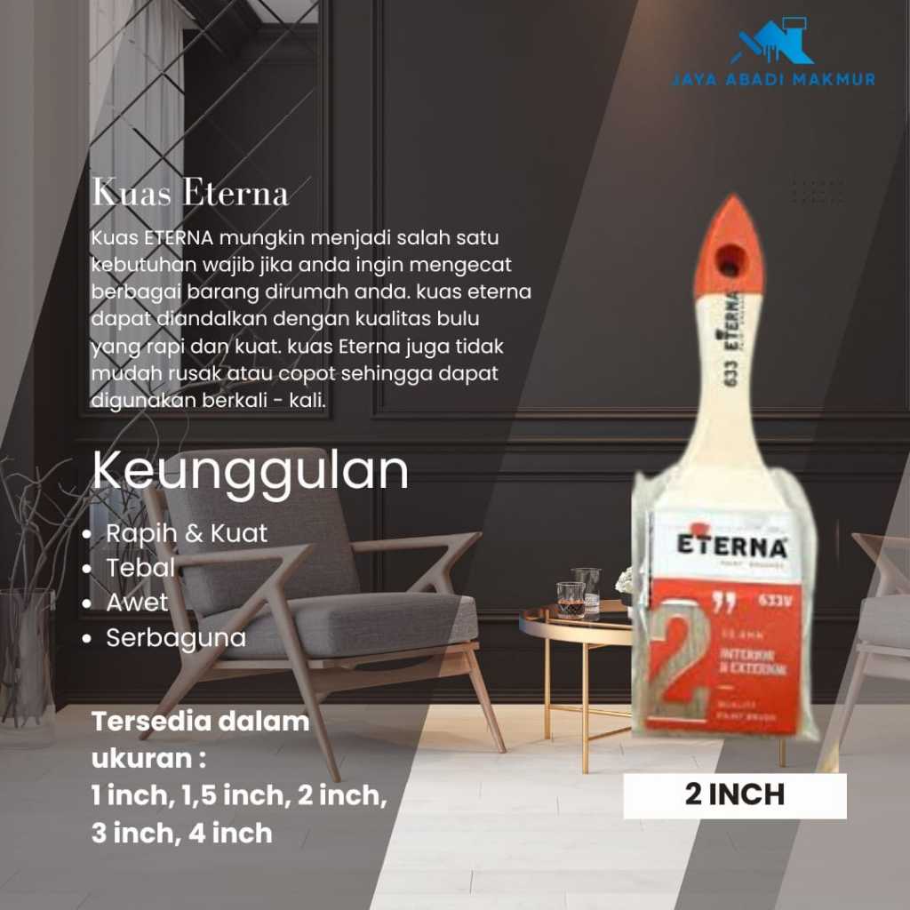 Kuas Cat Eterna / Kuas Serbaguna