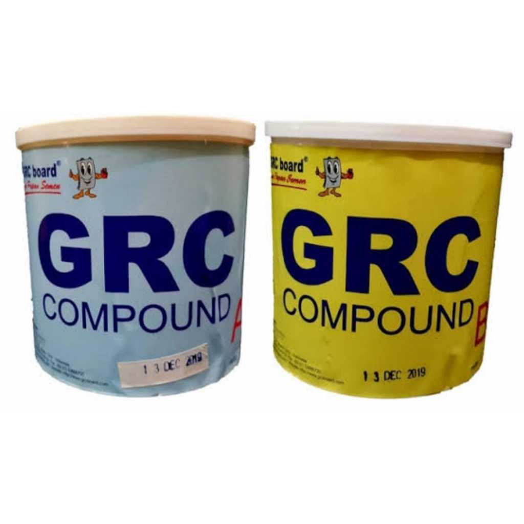Compound GRC A+B 2Kg - Kompon Epoxy Sambungan Plafon GRC Anti Retak & Kuat