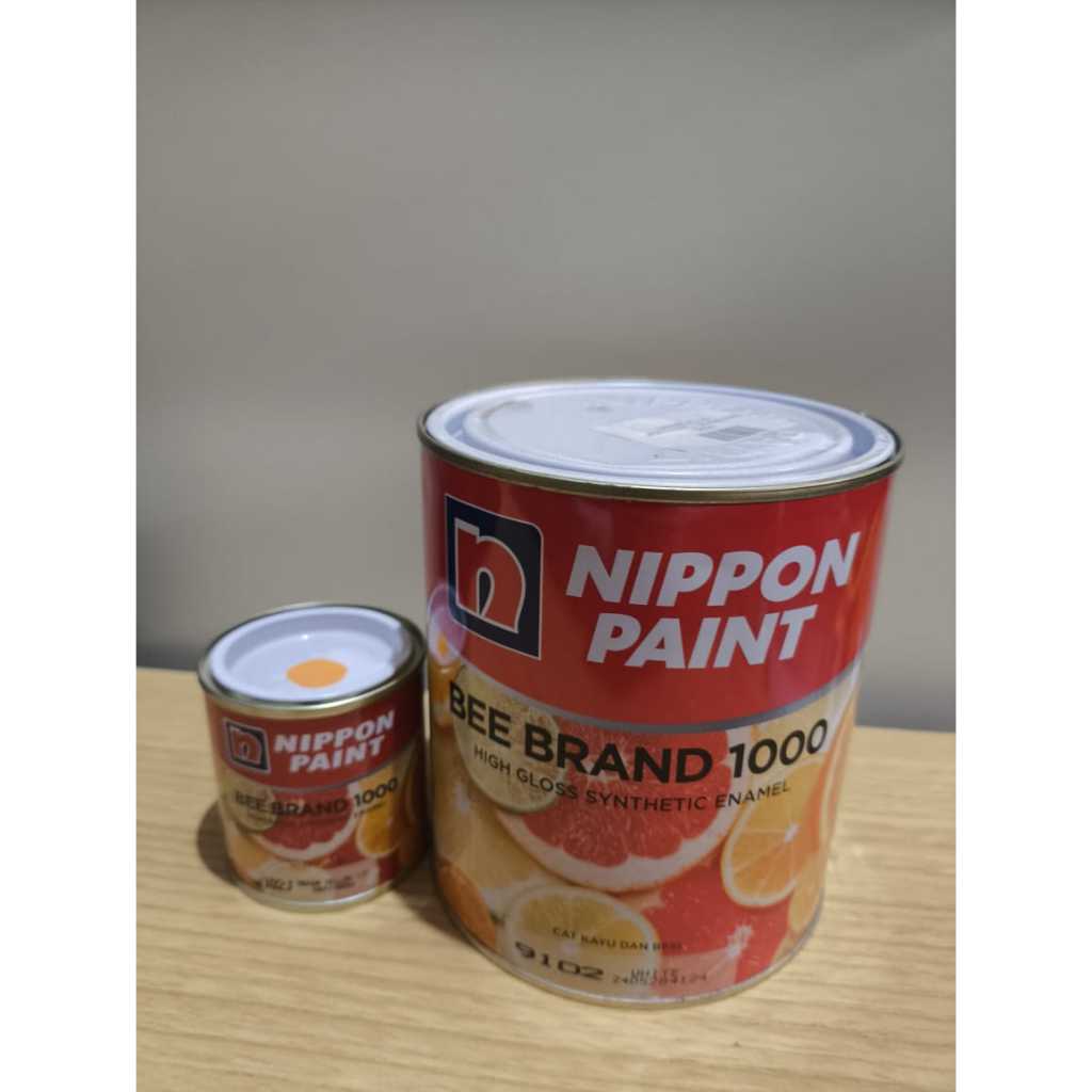 Nippon Paint Bee Brand 1000 0.9 Liter / Cat Kayu dan Besi / Warna Ready Pack