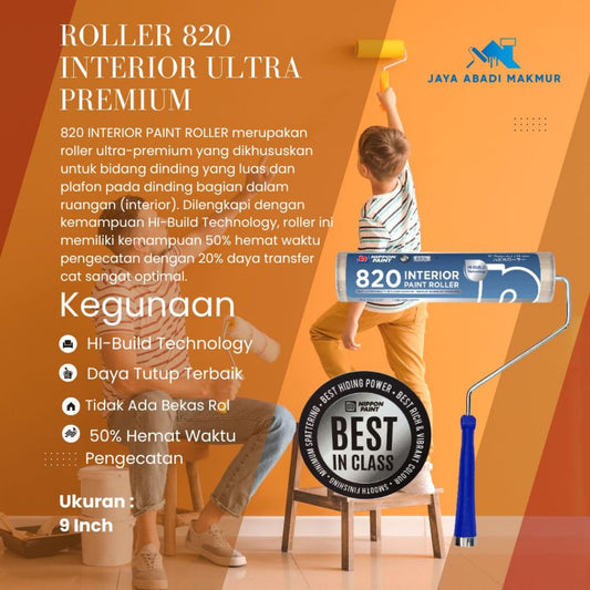 Nippon Paint Roller 820 Interior Ultra Premium - set