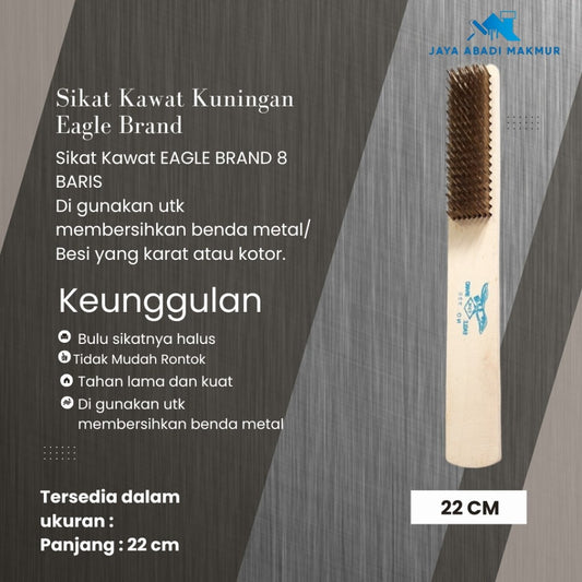 Sikat Kawat Kuningan Eagle Brand