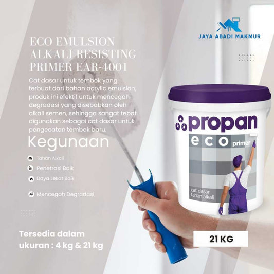Propan Eco Emulsion Alkali Resisting Primer EAR-4001 21 kg / Cat Dasar Tembok Tahan Alkali