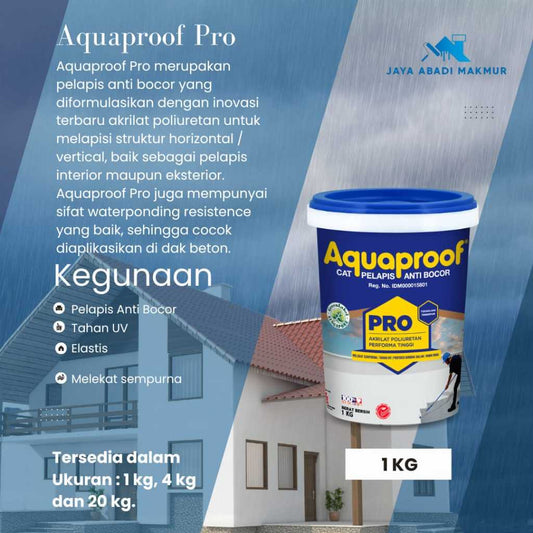 Aquaproof PRO 1 kg / Cat Pelapis Dak Anti Bocor