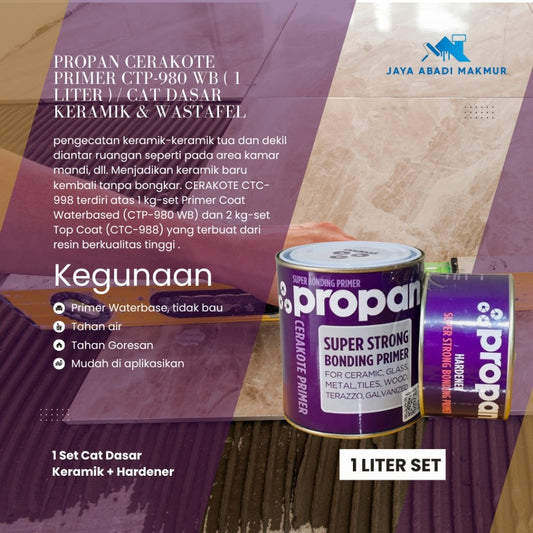 Propan Cerakote CTP 980 1 Liter Set / Cat Dasar Keramik