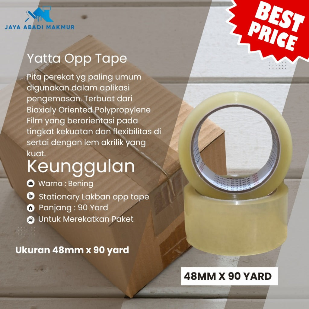 Yatta OPP Tape 48mm x 90 Yard