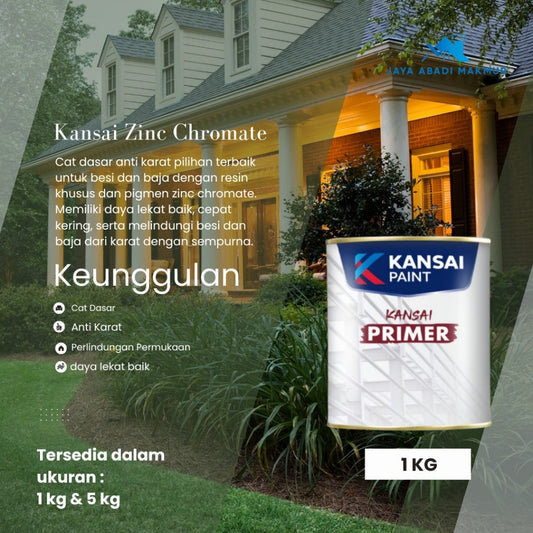 Kansai Paint Zinc Chromate 1 kg / Cat Meni Besi