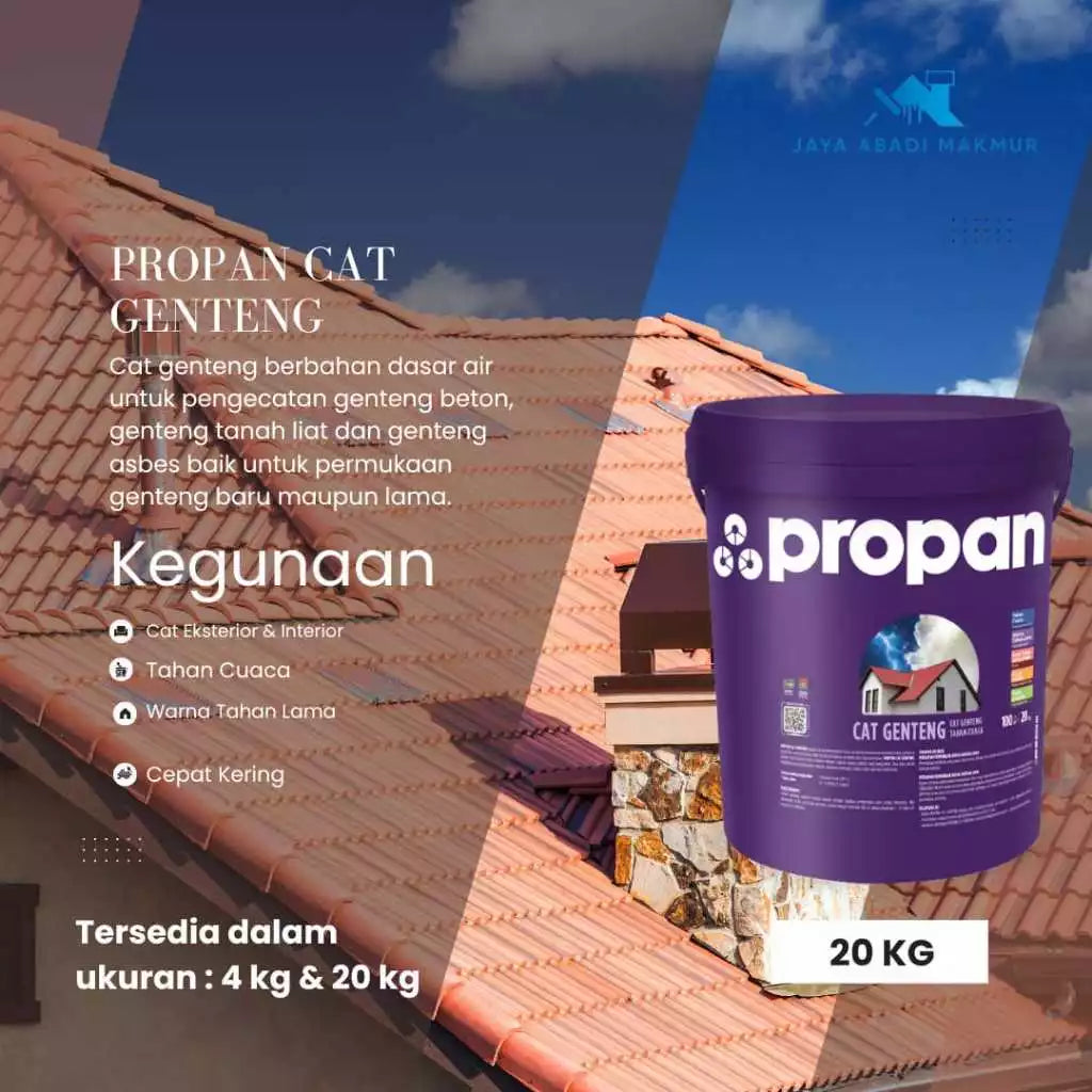 Propan Cat Genteng 20 kg -/ Katalog Propan Cat Genteng / Warna Custom / Propan Tinting