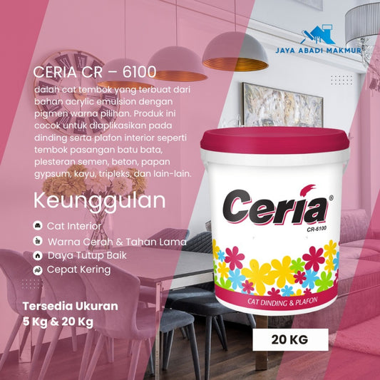 Propan CERIA CR-6100 20 kg Cat Tembok Interior Ekonomis   Katalog Propan 1232 Colour Fashion  (et 13)