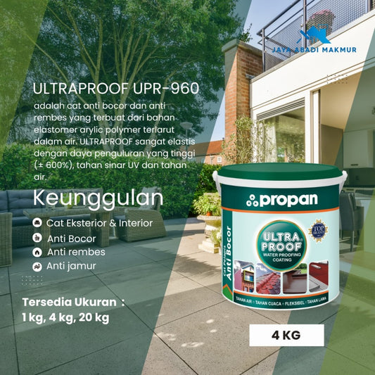 Propan Ultraproof UPR-960 4 kg Cat Anti Bocor - Katalog Propan 1232 Colour Fashion  - Propan Tinting(et 11)