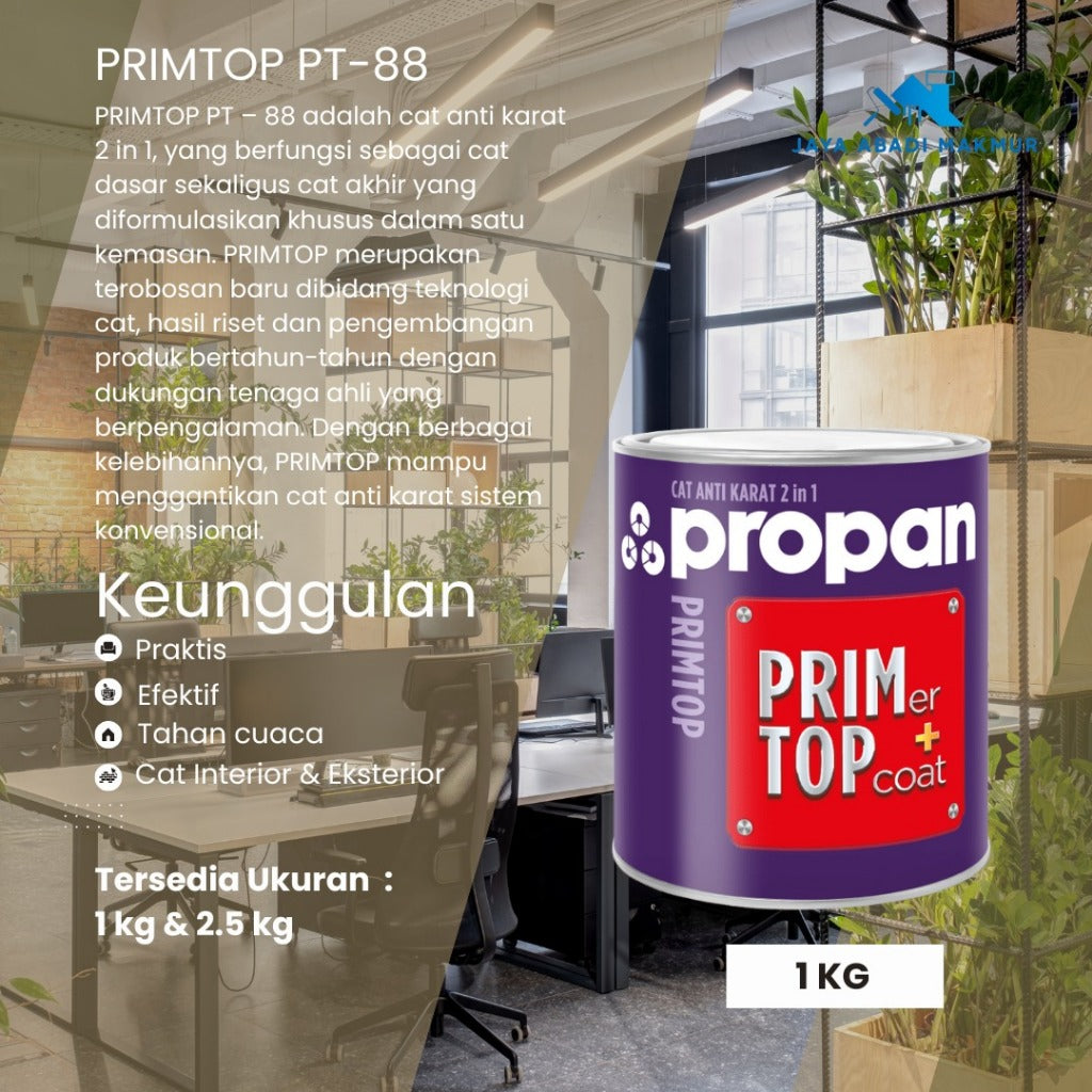 Propan Primtop 88 Gloss 1 kg / Custom Tinting / Propan Primtop Katalog