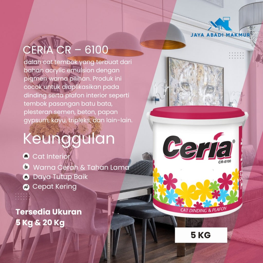 Propan CERIA CR-6100 5 kg / Warna Tinting / Katalog Ceria 6100