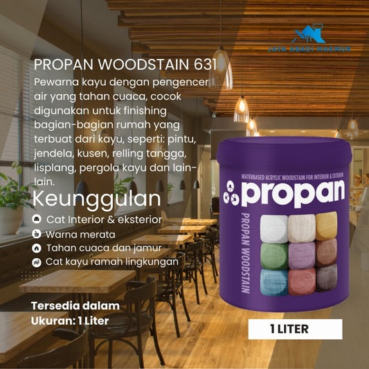 Propan Woodstain 631 1 Liter / Cat Politur Waterbased