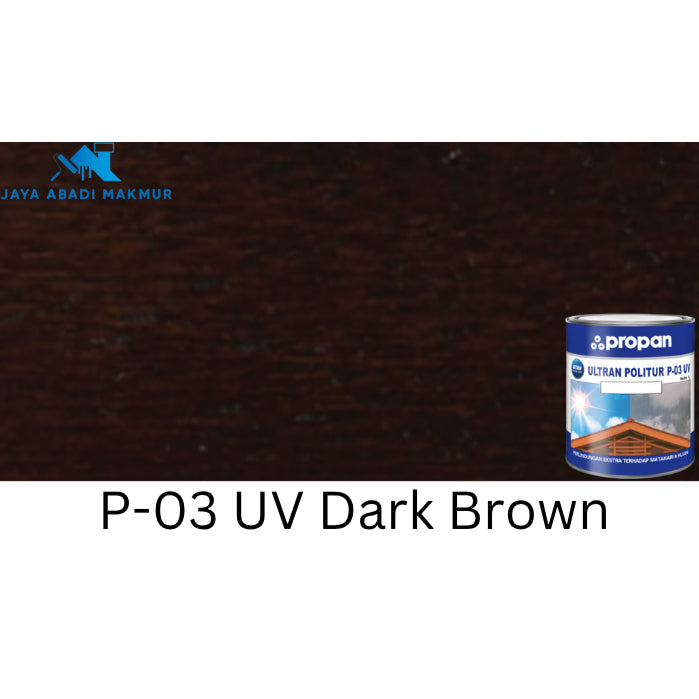 Propan Ultran Politur P-03 1 Liter / Cat Politur Kayu Anti UV Eksterior