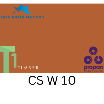 Propan Woodstain 633 Gloss 1 Liter / Cat Politur Waterbased / Warna Custom / Propan Tinting