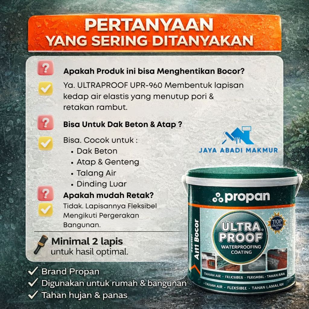 Propan Ultraproof UPR-960 4 kg Cat Anti Bocor - Katalog Propan 1232 Colour Fashion - Et 2